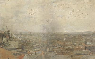 Vincent Van Gogh View of Paris from Montmartre (nn04) Norge oil painting art